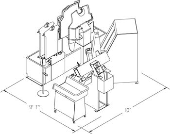 Unipress DB2 Rough In Drawing
